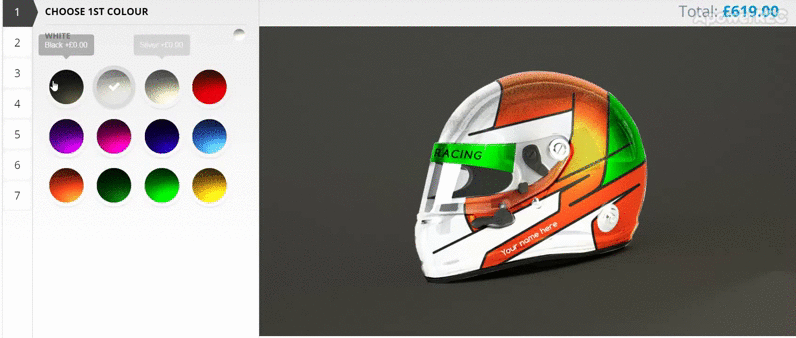 design my helmet