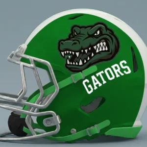 Football Helmet Design No. 01 - Alligators