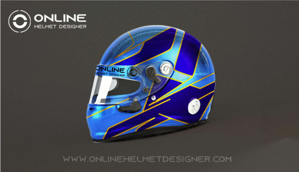 Custom Helmet Design Template No. 11 - Online Helmet Designer