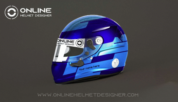 Custom Helmet Design Template No. 03 - Online Helmet Designer